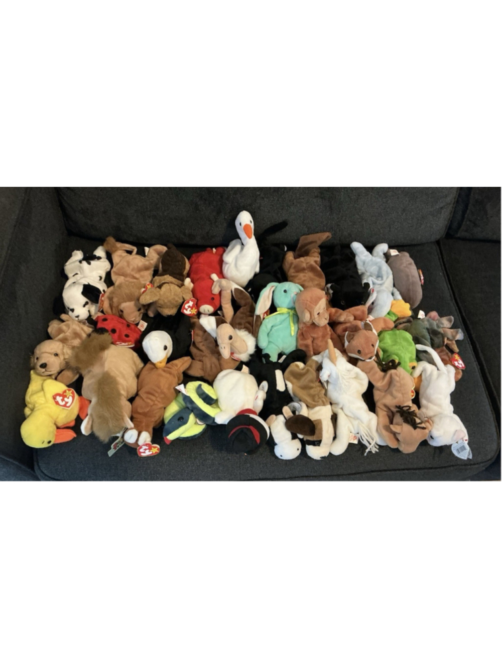 Vintage Ty Beanie Babies Mega Lot of 94 - Huge Instant Collection 1990s Retired.